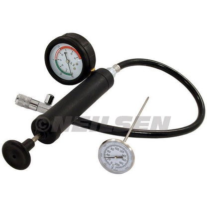 Pneumatic Radiator Pressure Tester Cooling Kit Car Set Universal Fit Pro CT3380