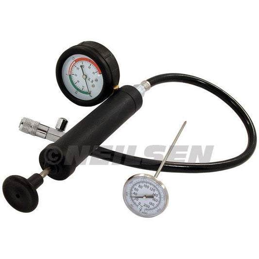Pneumatic Radiator Pressure Tester Cooling Kit Car Set Universal Fit Pro CT3380