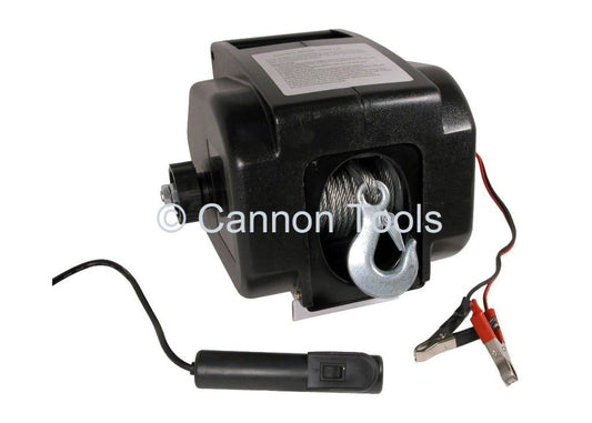 Electric Winch 12V 2000lb Emergency Hand Crank All Wiring Portable 6000lb CT0712