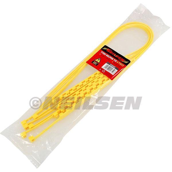 6 Pc Tire Helper Tie Tyre Vehicle Car Traction Zip Truck Stucked Quality CT4352