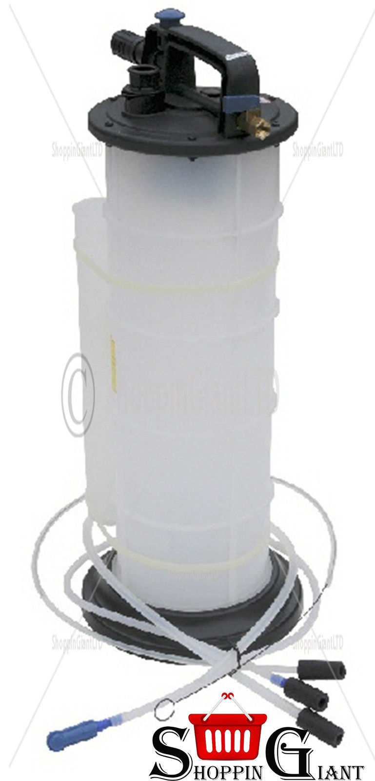 9L Capacity Pneumatic Pnuematic Fluid Extractor Ideal Removing Oil Fluid CT2366