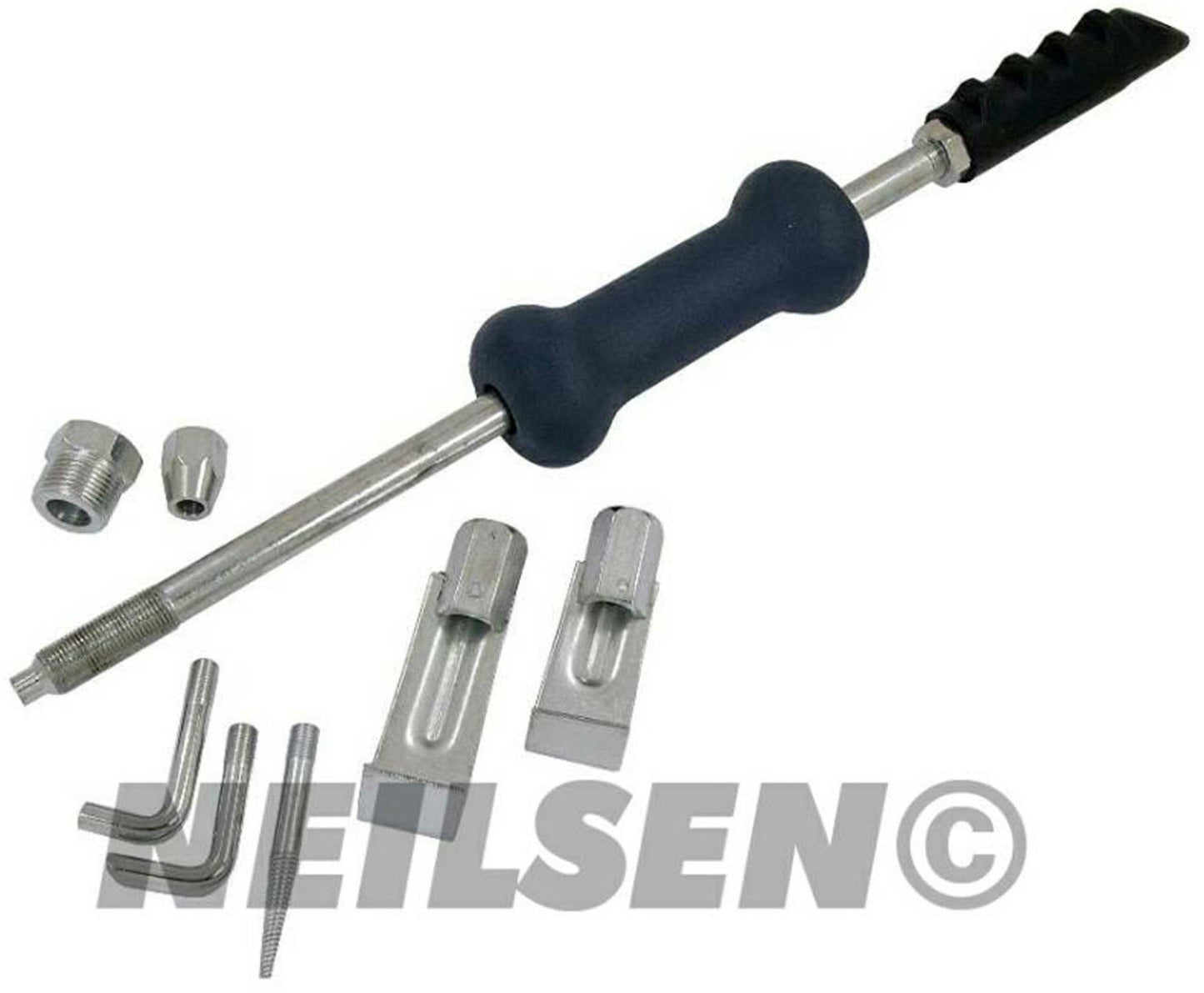 Neilsen 9PC 5LB SLIDE HAMMER DENT PULLER SET CAR VAN 4X4 BODY REPAIR KIT CT3526